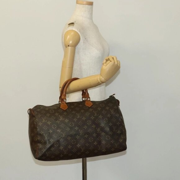 LOUIS VUITTON Monogram Speedy 40 Hand Bag M41522 LV Auth 136865 - Picture 1 of 16